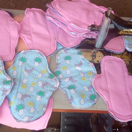 Samples of reusable sanitary pads